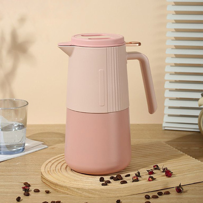 Jarra Hérmetica de Acero Inoxidable Térmica Rosa