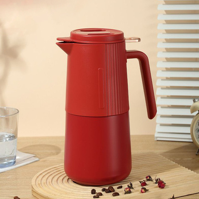 Jarra Hérmetica de Acero Inoxidable Térmica Rojo