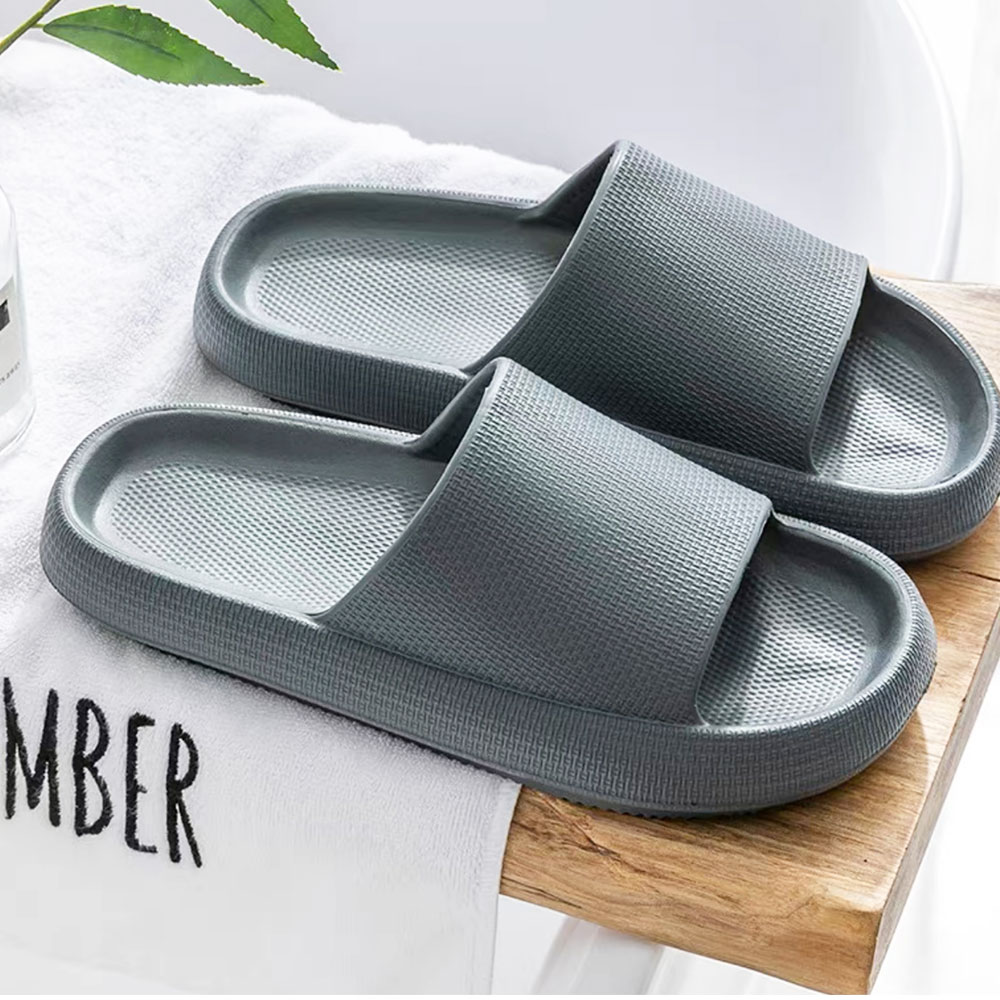 Ojotas Slipper Eva Gris Oscuro Talle S