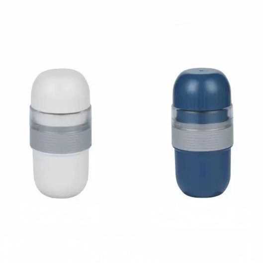 Pastillero con Triturador de Medicamentos 3 en 1 Blanco