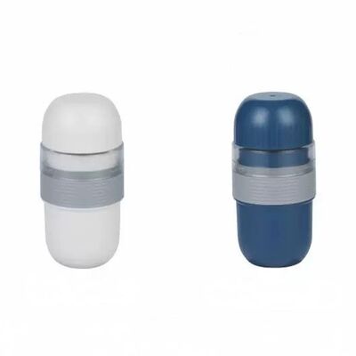 Pastillero con Triturador de Medicamentos 3 en 1 Blanco