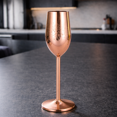 Copa de Champagne de Acero Inoxidable 304SUS Rose Gold
