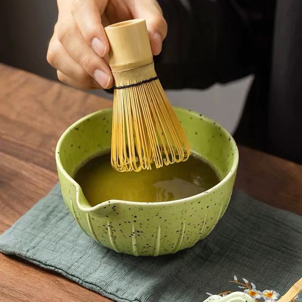 Set x 4 piezas de Té Matcha con Chawan Verde