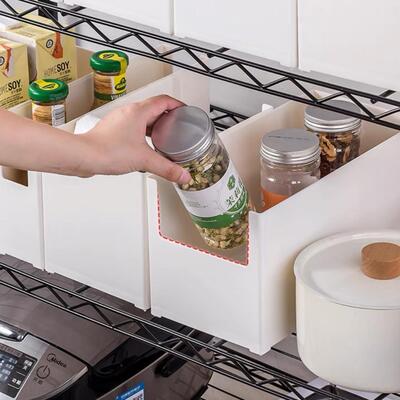 Canasto Organizador Blanco Apilable 