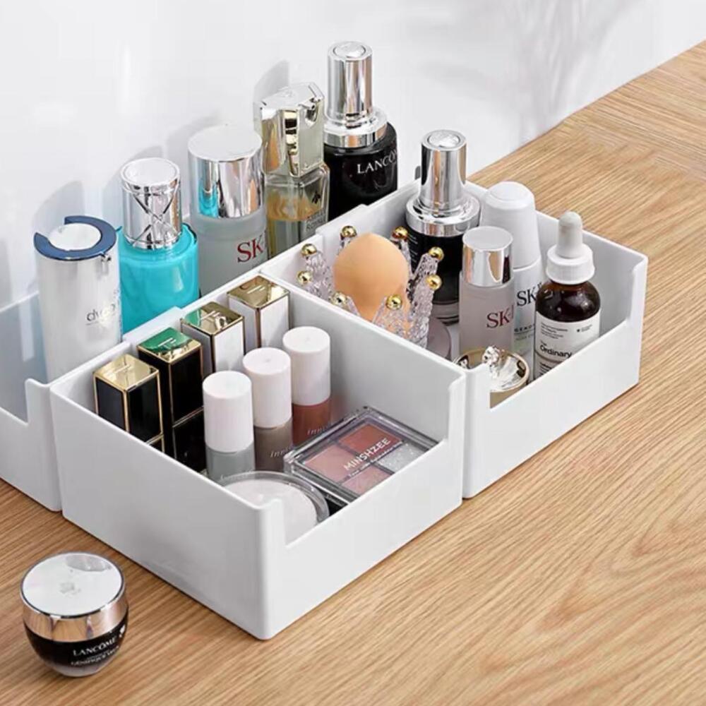 Canasto Organizador Blanco Apilable