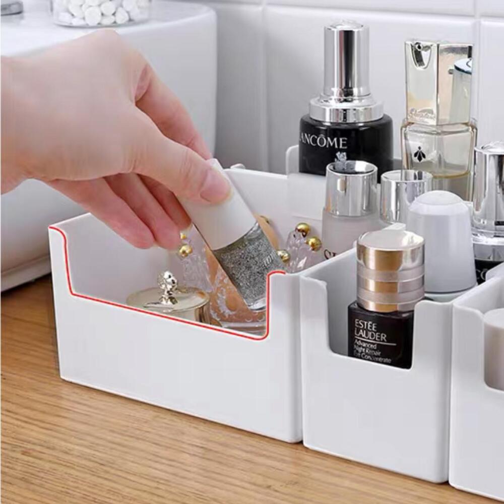 Canasto Organizador Blanco Apilable