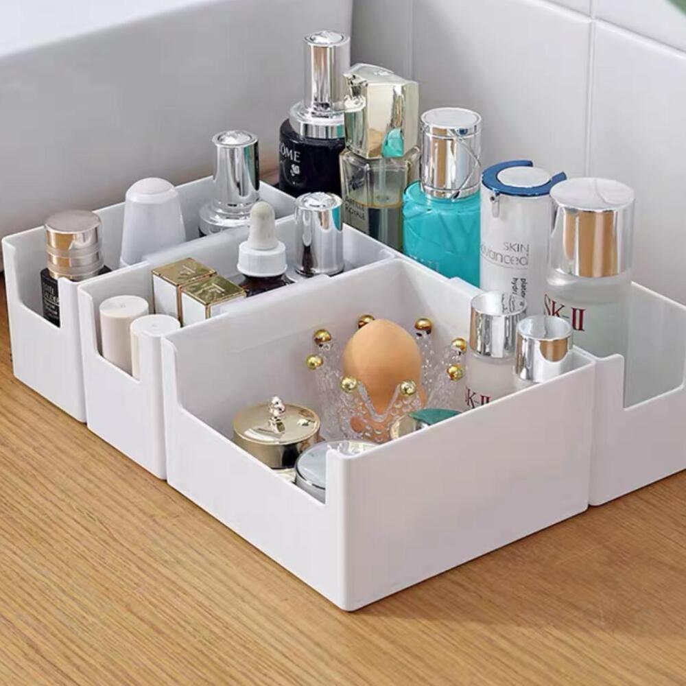 Canasto Organizador Blanco Apilable