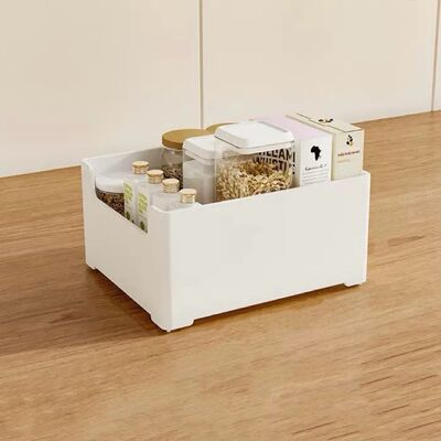 Canasto Organizador Blanco Apilable