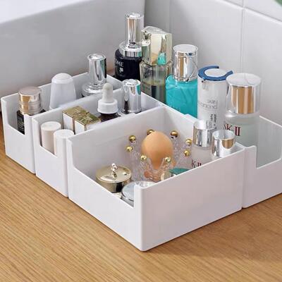 Canasto Organizador Blanco Apilable