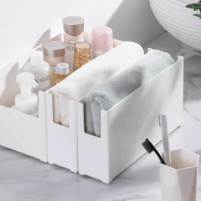 Canasto Organizador Blanco Apilable