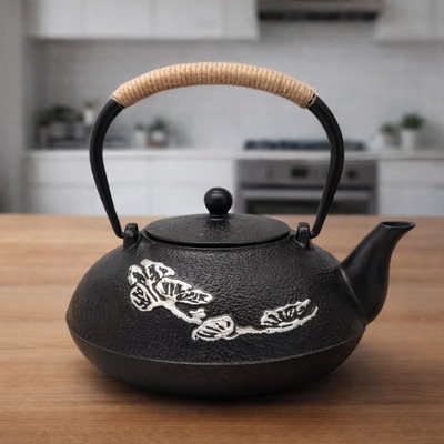 Tetera de Hierro Fundido + Infusor Diseño Fujian Black