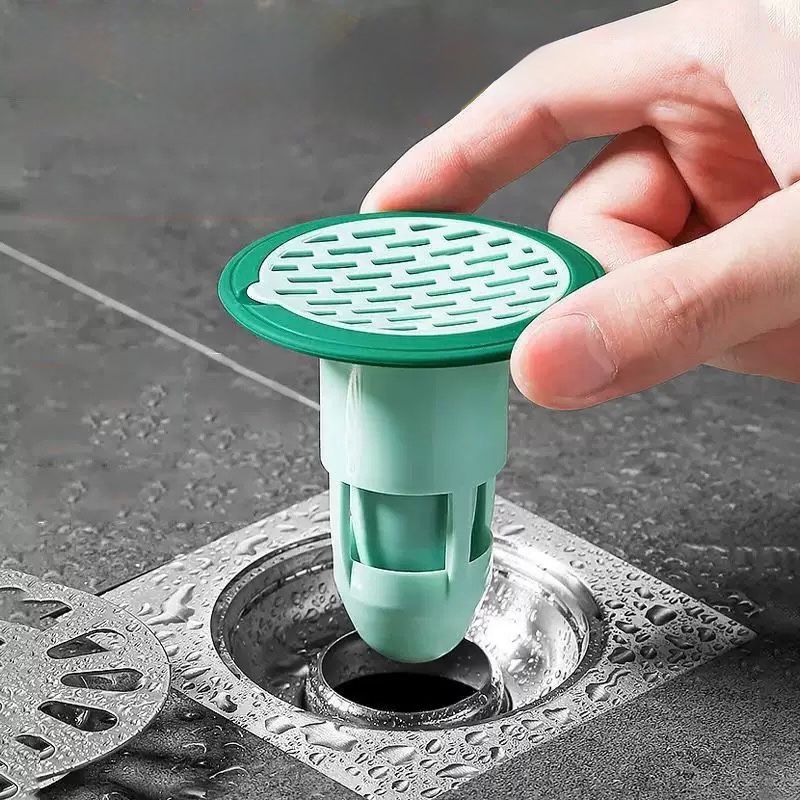 Filtro Tapón de Desagüe de Plástico Verde