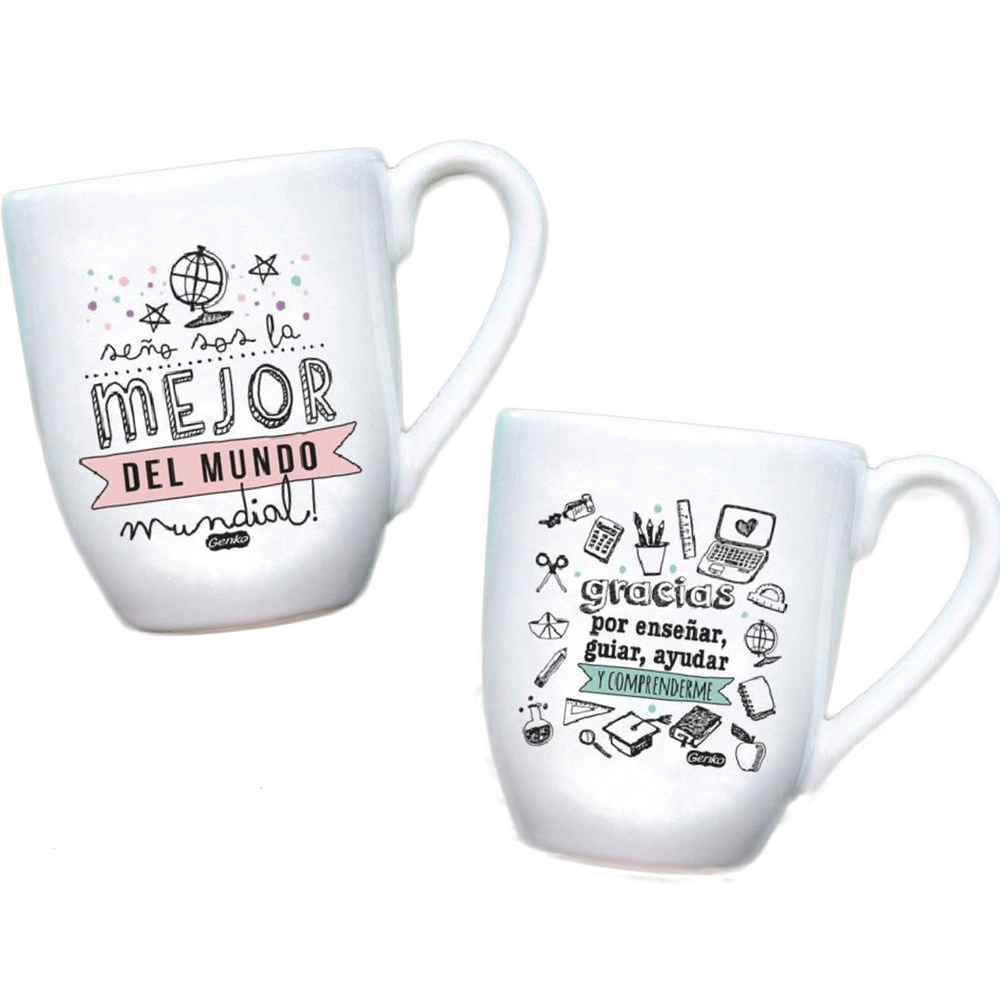 Taza de Ceramica Blanca -Comprenderme 