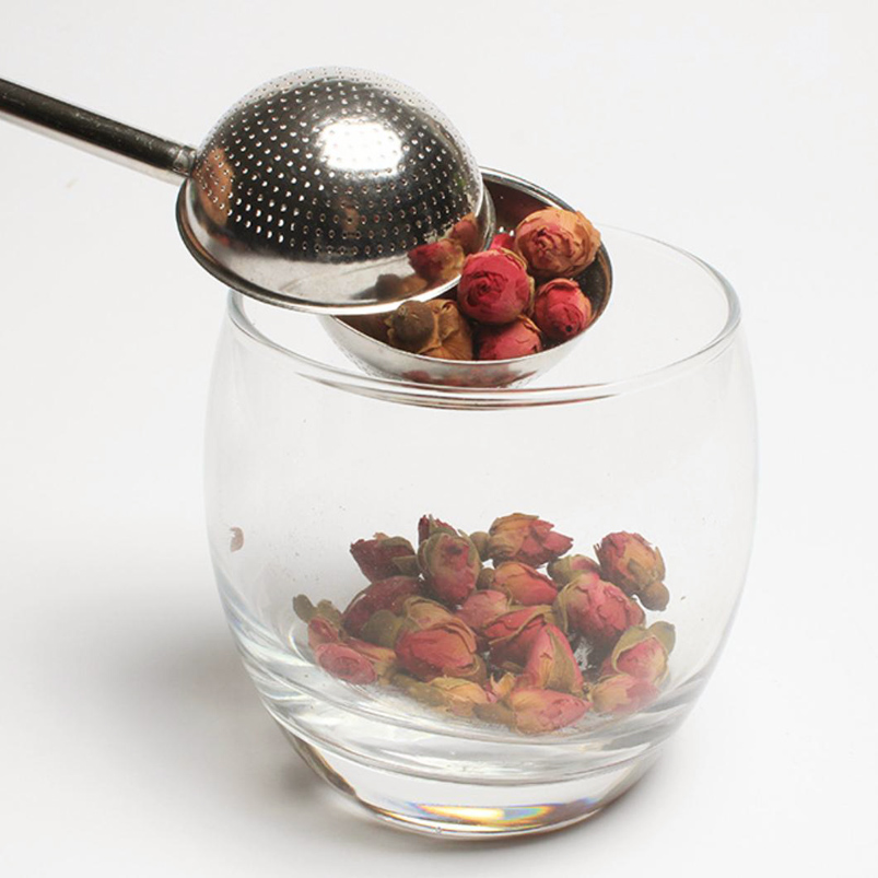 Infusor & Tamizador de Acero Inoxidable a Presión - Plateado