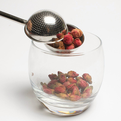 Infusor & Tamizador de Acero Inoxidable a Presión - Plateado