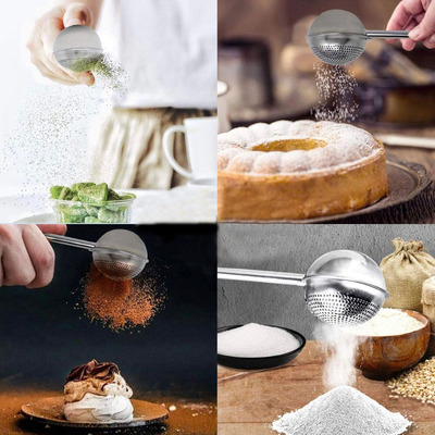 Infusor & Tamizador de Acero Inoxidable a Presión - Plateado