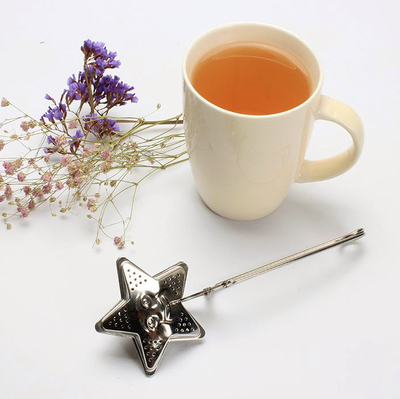 Infusor Acero Inoxidable Diseño Estrella - Plateado Light