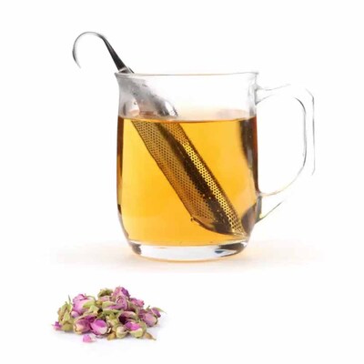 Infusor de Acero Inoxidable Tabaco - Plateado