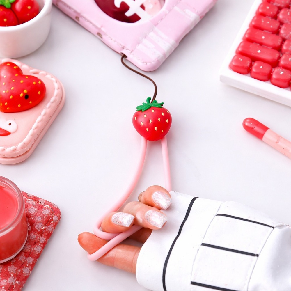 Correa Portacelular Colgante Frutilla