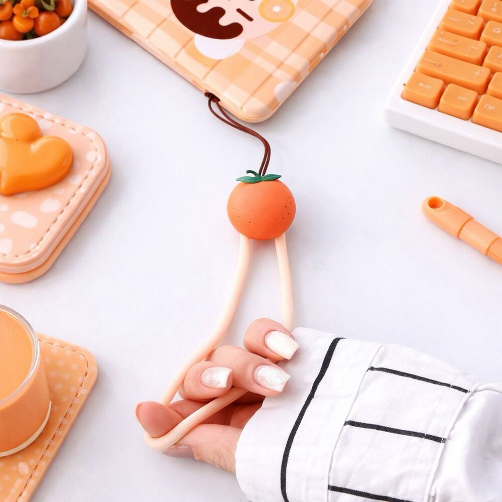 Correa Portacelular Colgante Naranja