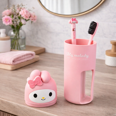 Portacepillos + 2 Cepillos de Dientes Melody