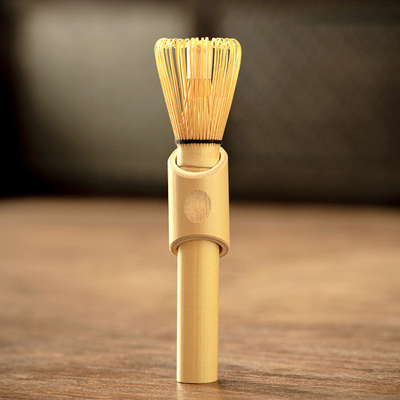 Batidor de Bambú Largo Artesanal para Matcha - 15*4 cm