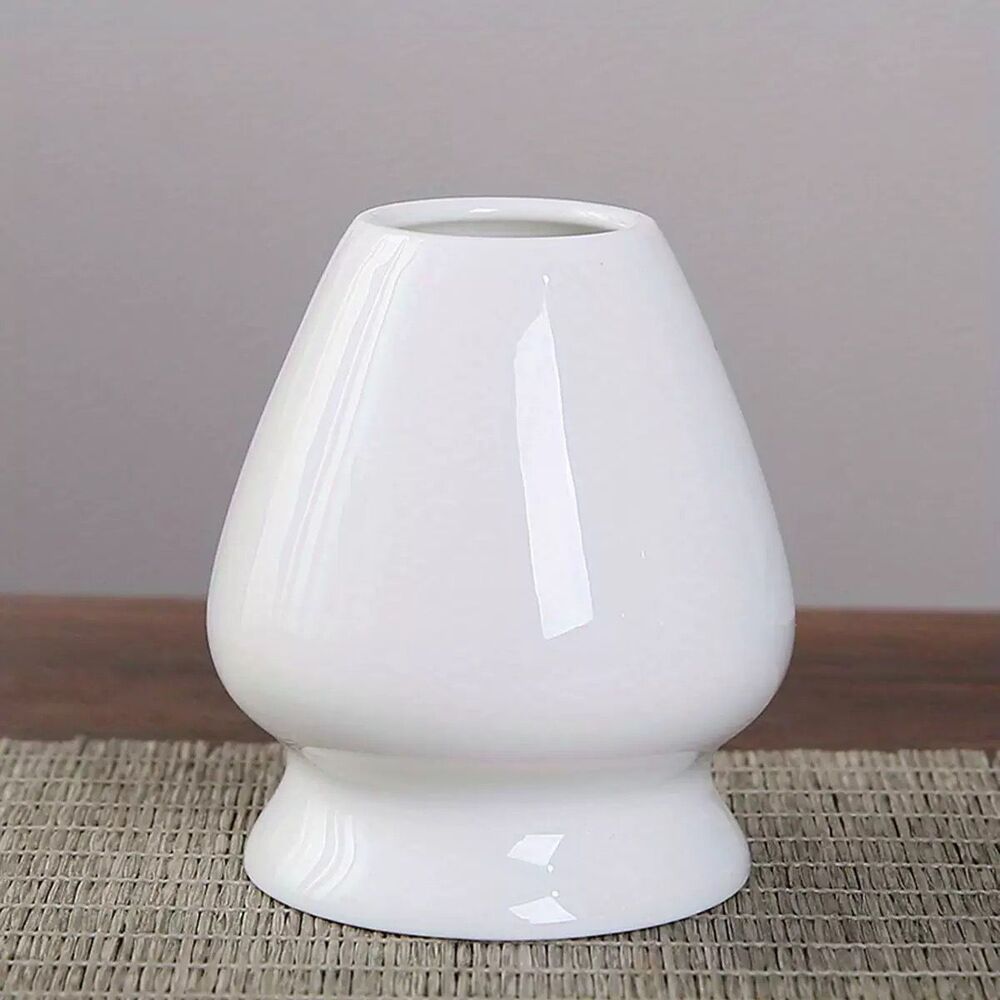Soporte Para Batidor de Té Matcha Blanco