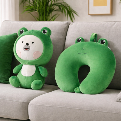 Almohada de Viaje 2 en 1 Frog
