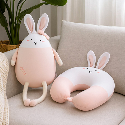 Almohada de Viaje 2 Pink Bunny