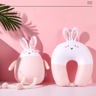 Almohada de Viaje 2 Pink Bunny