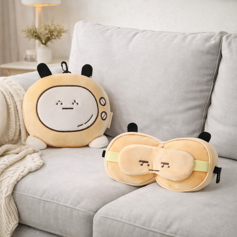 Conjunto Almohada & Antifaz Television