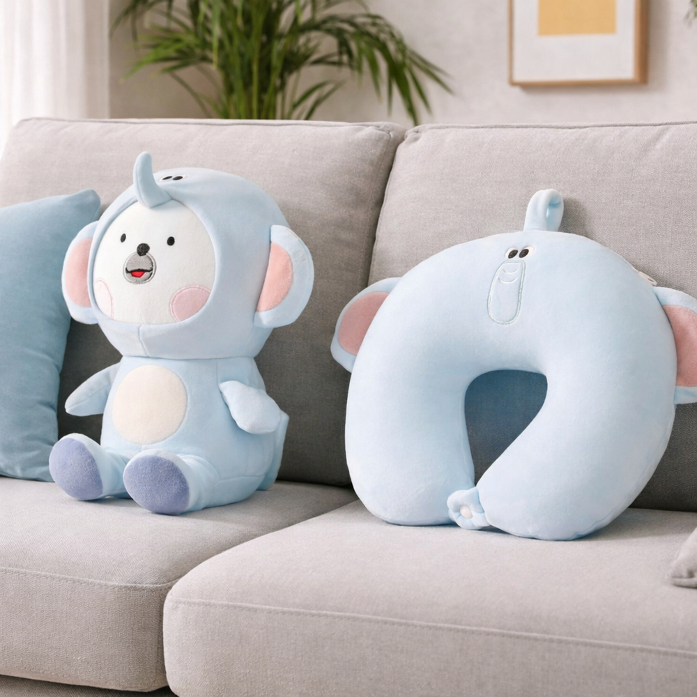 Almohada de Viaje 2 en 1 Elefante