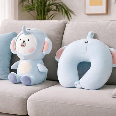 Almohada de Viaje 2 en 1 Elefante