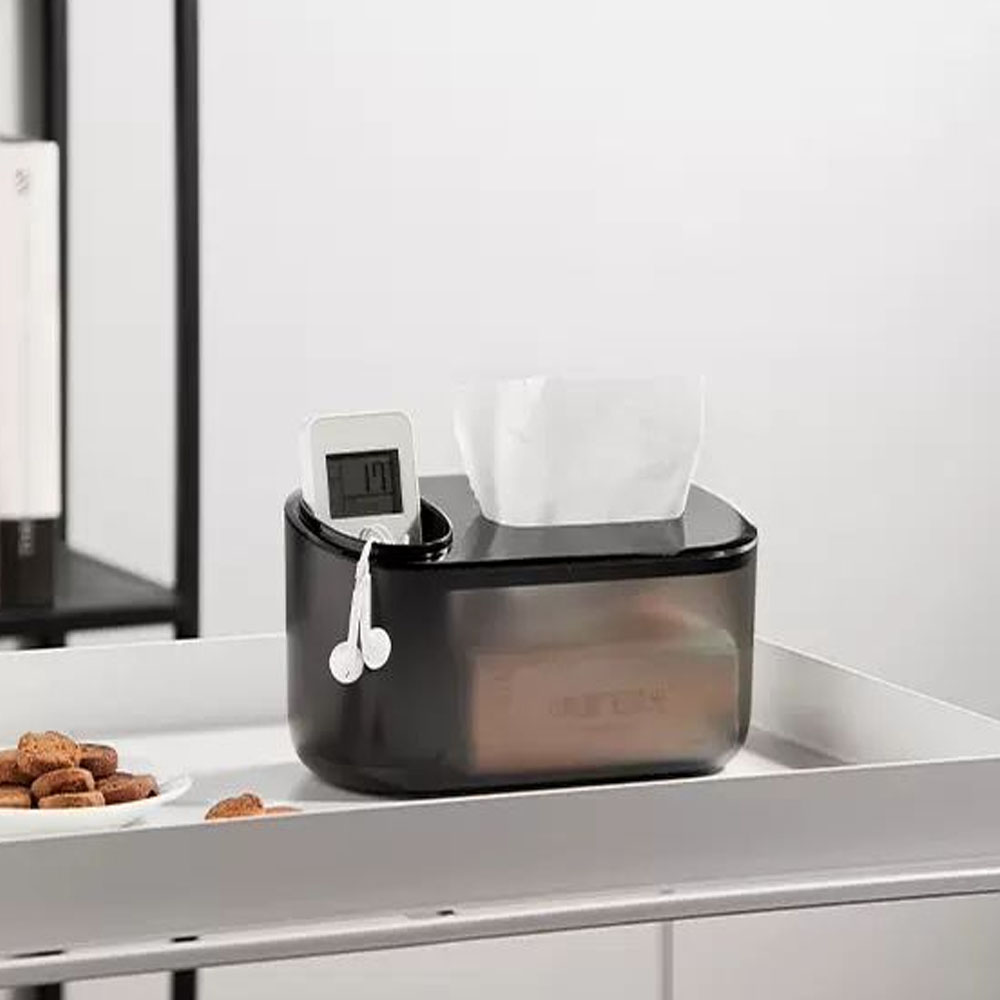 Caja Organizador Multiuso + Porta Tissue Línea Onix