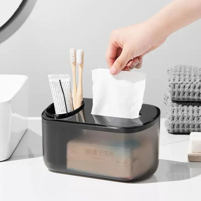 Caja Organizador Multiuso + Porta Tissue Línea Onix