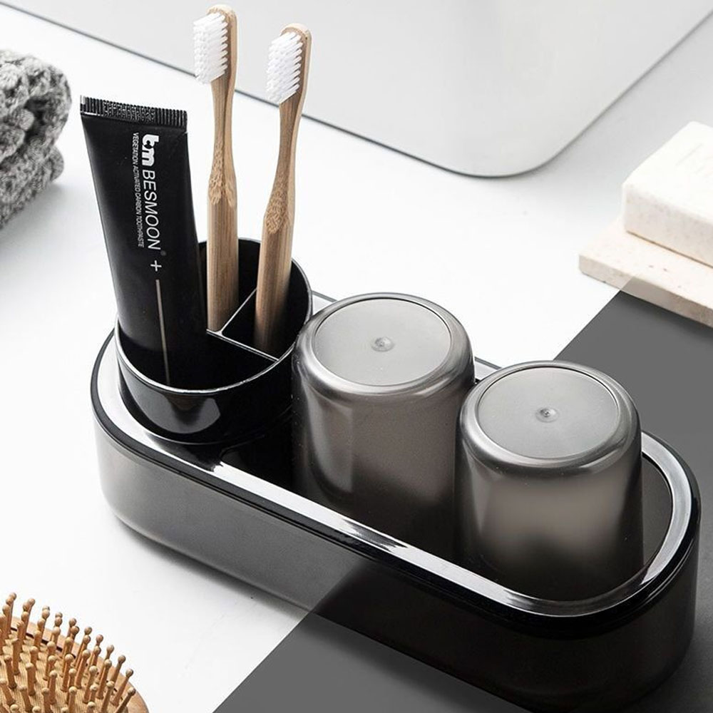 Organizador Multiuso + 2 Vasos Línea Onix