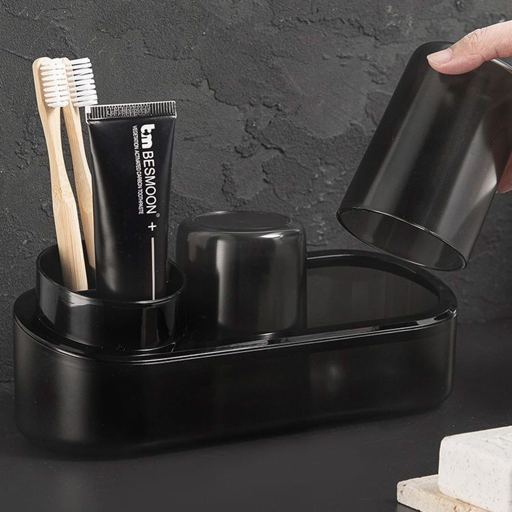 Organizador Multiuso + 2 Vasos Línea Onix