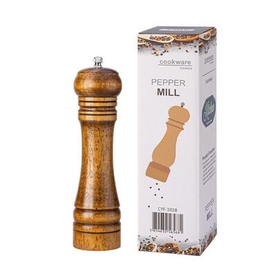 Molinillo de Pimienta&Especias de Madera Maciza - 5.5*22cm
