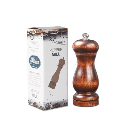 Molinillo de Pimienta&Especias de Madera Oscuro- 5*12.5cm