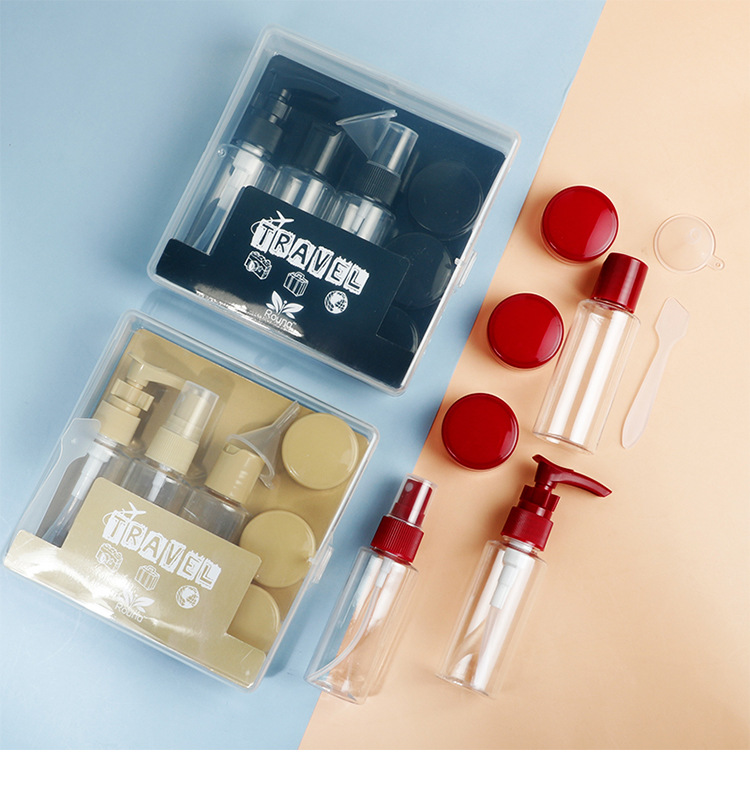 Set de Viaje x 6 Piezas en Caja Plastica