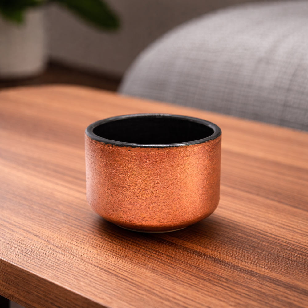 Vaso de Té de Hierro Fundido Gold