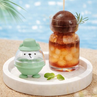 Molde para Hielo Forma de Esfera Verde