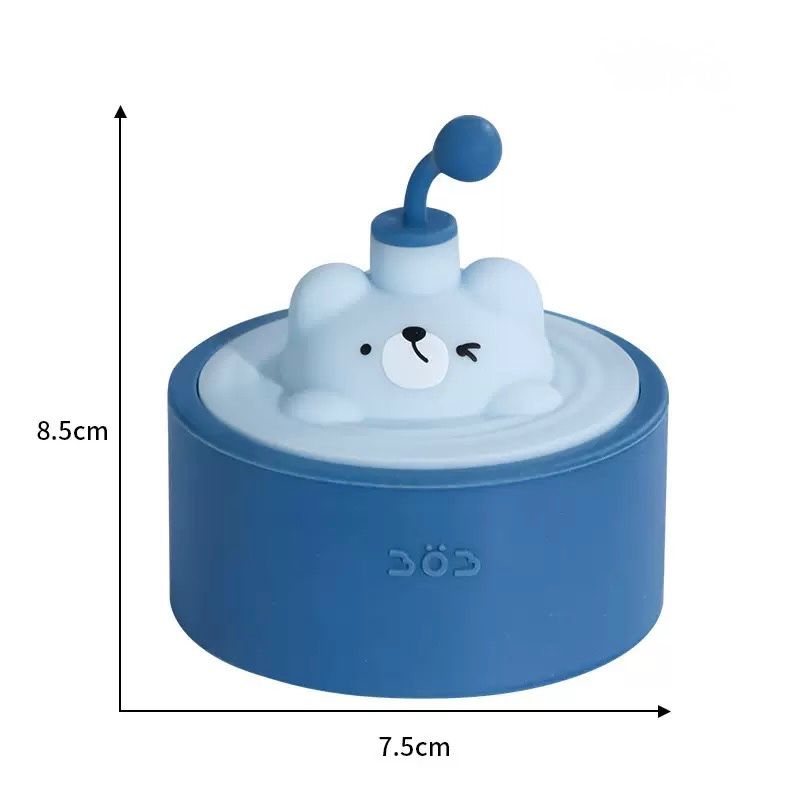 Molde para Hielo de Silicona Oso Celeste