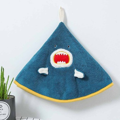 Toalla para Manos Triangular Baby Shark Azul