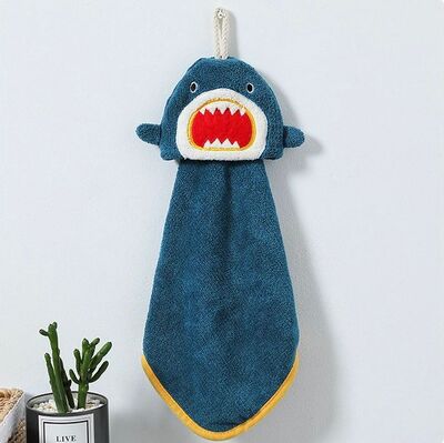 Toalla para Manos Baby Shark Azul