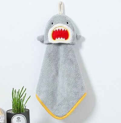 Toalla para Manos Baby Shark Gris