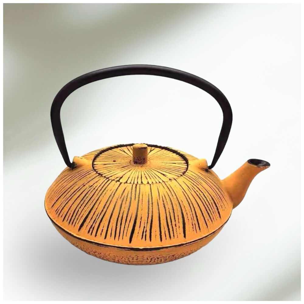 Tetera de Hierro Fundido + Infusor Diseño Malasia Yellow