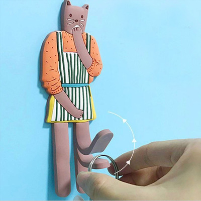 Gancho Magnetico Colgante Diseño Sirs Gatitos