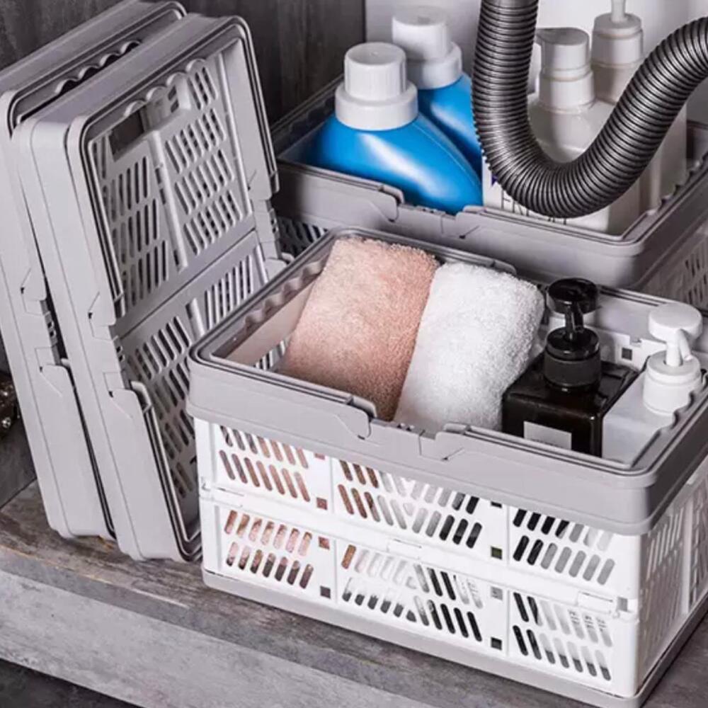 Canasta Multi Usos Plegable Blanco