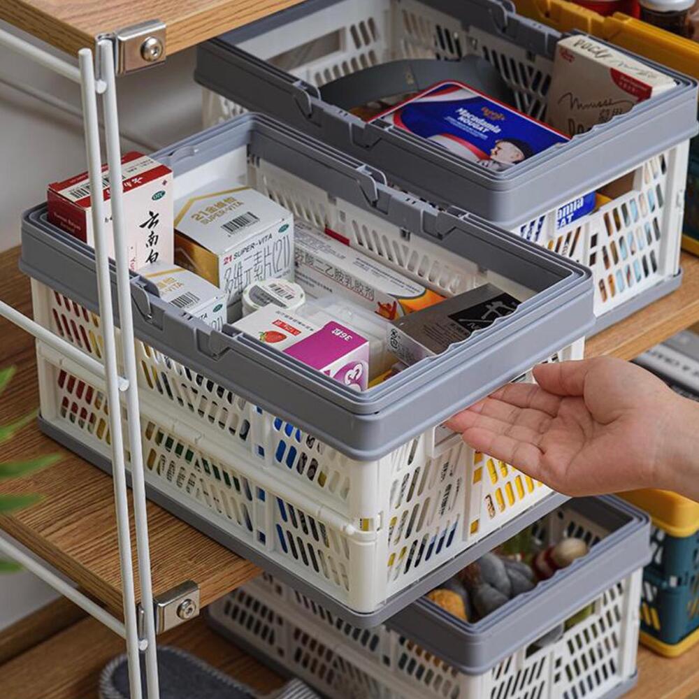 Canasta Multi Usos Plegable Blanco